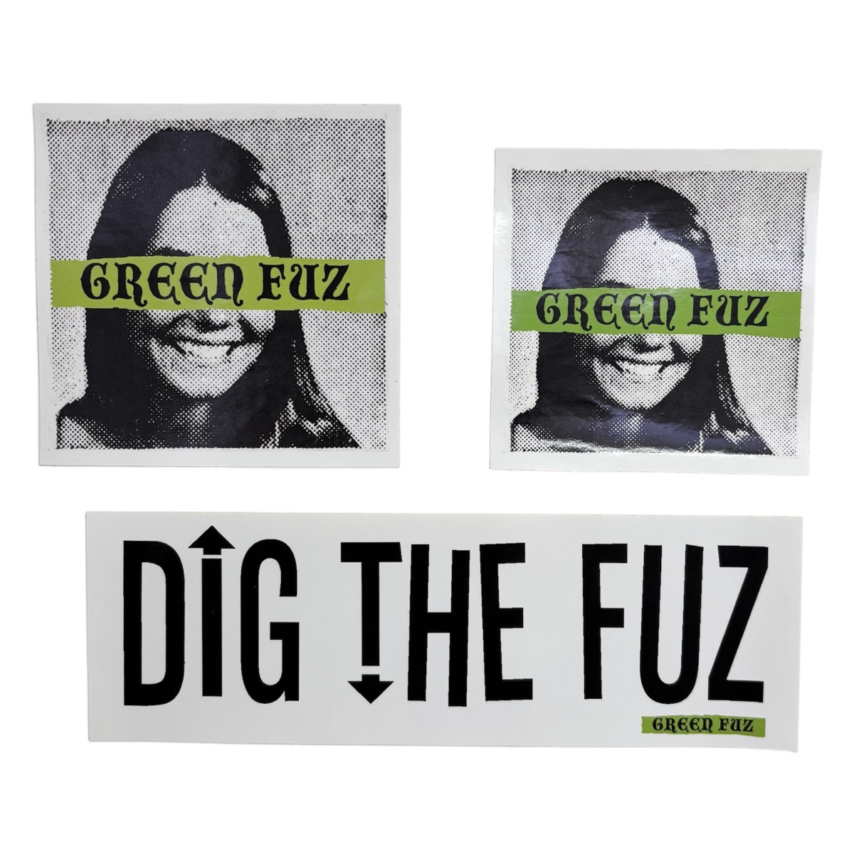 GREEN FUZ OFFICIAL STICKER③ ロゴ グリーンファズ ステッカー